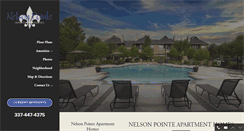 Desktop Screenshot of liveatnelsonpointe.com